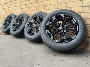 4X Brand New Toyota 18 RAV4 wheels and New Bridgestone Tyres Hilux