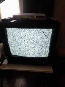 Sharp Television- with remotes and set-top box