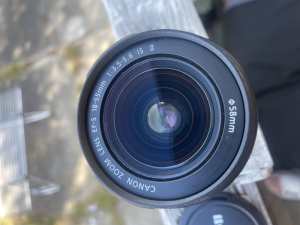 Canon EF-S 18-55mm lens