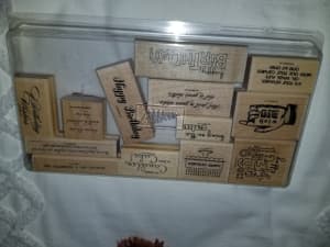 STAMPIN UP MULTIPLE STAMP SETS - IN EXCELLENT CONDITION 
