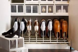 Ikea shoe storage sliding rack PAX Komplement wardrobe closet 