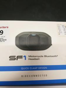 Sena SF1 Motorcycle Bluetooth Headset with accessories