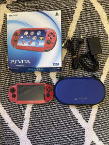 Sony PlayStation Vita Cosmic Red 256gb Hacked *MINT condition*