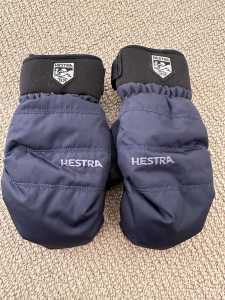 Hestra kids ski gloves size 5