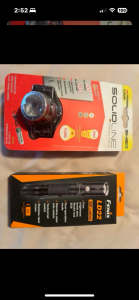 2 brand new torches $70 the lot as would like them gone from clean up