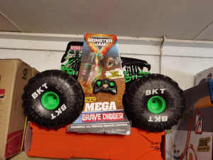 Mega Size R/c Monster Jam Grave Digger Remote Control Truck 1/6