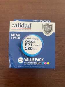 Calidad 5x ink cartridge value pack
