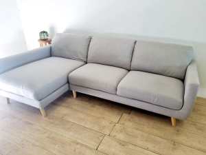 Phobe Light Grey Lounge Sofa RRP $2300