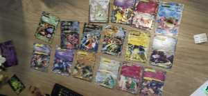 Assorted ex Pokémon cards looking to sell in full