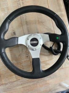 Auotecnica Steering Wheel Strange quick release Single button