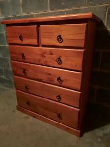 Can Deliver 6 DRAWER TALLBOY CHEST OF DRAWERS BEDROOM DRAWS TALL BOY D