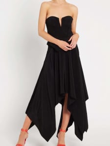Sass & Bide black dress size 8 silk