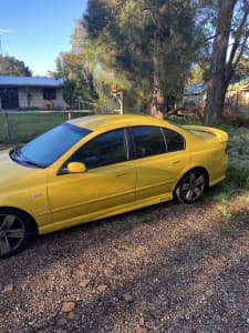 Yellow ford falcon xr6