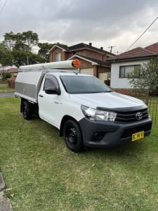 2018 Toyota Hilux Workmate Turbo Diesel 5 Sp Manual C/chas