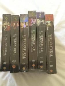 Supernatural DVDs Season 1-6 brand new