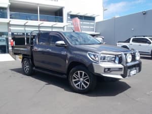 2018 Toyota Hilux GUN126R MY19 SR5+ (4x4) Graphite 6 Speed Automatic Double Cab Pick Up