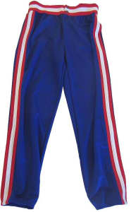 Athletic Knit - Double Knit Baseball Pants (Royal/Red/White) - New