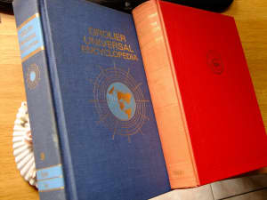 encylopedias, grollier brand , 60 to 70s vintage
