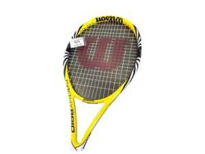Wilson Yellow tennis racquet -022900283834