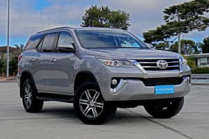 2018 Toyota Fortuner GUN156R GXL Silver Sky 6 Speed Automatic Wagon
