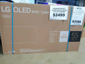 LG OLED 55INCH EVO G2 TV