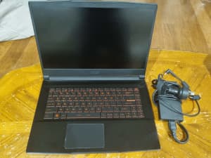 MSI Gaming laptop black in great condition. Purchased in 2021.
