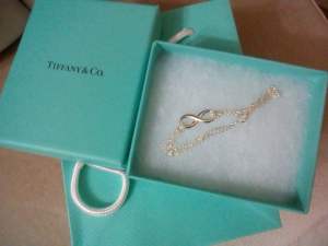 Sterling silver infinity bracelet from Tiffany & Co and brand new