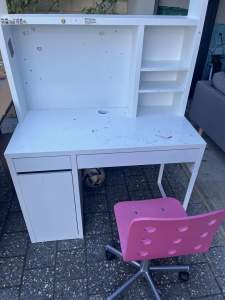 Free ikea desk and chair