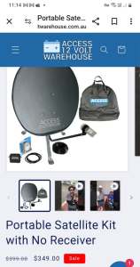 Caravan/ RV portable satellite dish kit