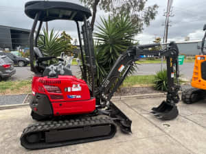 New UHI Yanmar UME18 Mini Excavator with 8 Attachments