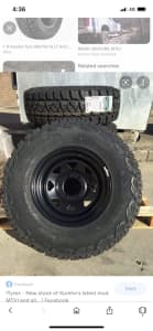 33x 12.50r15 marshall mt51 or at51 on 15x8 rim (FINANCE AVAILABLE)