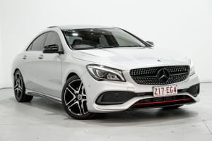 2017 Mercedes-Benz CLA250 117 MY17 4Matic Silver 7 Speed Auto Dual Clutch Coupe