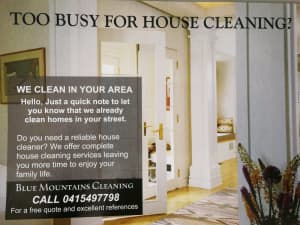Blue Mountains Cleaning Service 