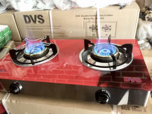 Brand new glass top 2 burner lpg gas stove stove cooktop