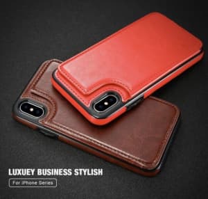 Business Leather Case for iPhones 11, 11 Pro and Pro Max