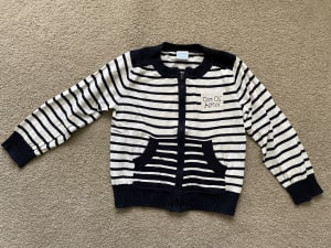 Les enchants jumper with zip size 4 for age 4-5 years old kids boys