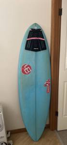 twin pin surf board 