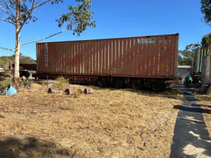 40ft SHIPPING CONTAINER , Trailer for sale separately