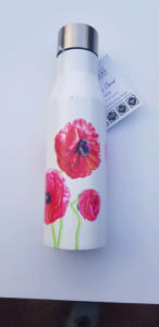 Floral stainless steel Water bottle or Coffee Keeper 