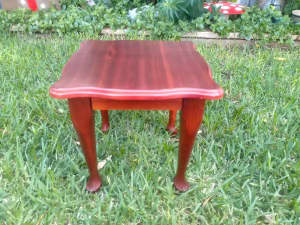 Small Square Timber Side Table 