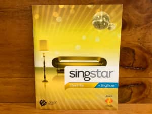 💲MAKE AN OFFER💲-📮AUST POSTAGE📮-🕹️SingStar Chart Hits - BOOKLET🕹️