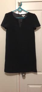 size 6 Ojay black dress corporate with pockets