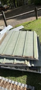 Insulated roof panels.