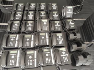 AVAYA 1416 & 1408 DIGITAL BUSINESS PHONES BLACK WITH STANDS BULK