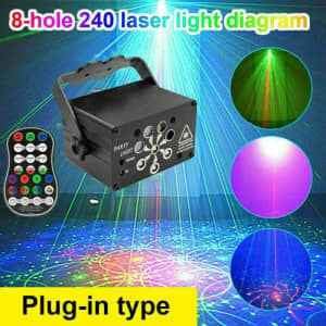 240 Pattern Laser Projector Stage Light LED RGB Party KTV Club DJ Disc