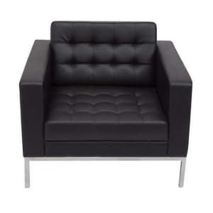 Elegant Reception Single Seater Sofa With Button Finishes