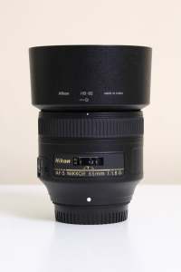 Nikon Nikkor 85mm f/1.8 AF-S G Portrait Bokeh Short Tele Lens EXC!