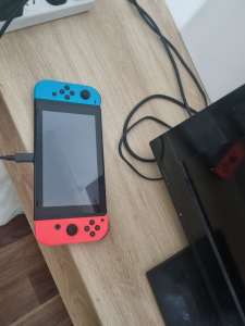 Nintendo switch and charger