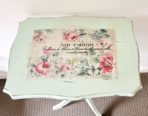 Gorgeous upcycled occasional side table 
