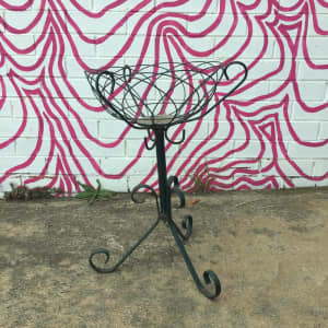 vintage bird bath/plant stand, SALE 50% off listed price